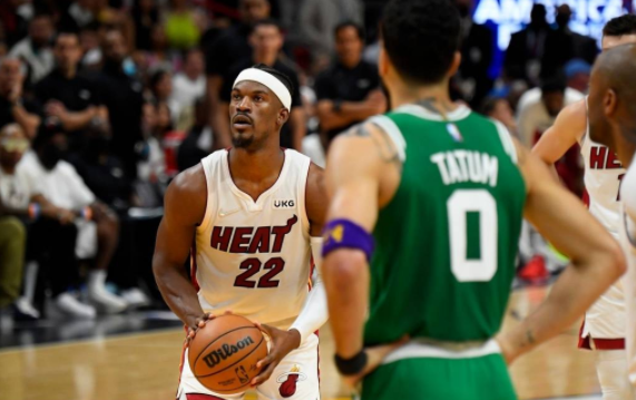 凯尔特人100-96险胜热火进总决赛 巴特勒35+9塔图姆26+10